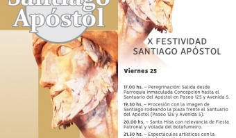 SANTIAGO APSTOL SE RENUEVA EN LA X EDICIN DE LA FESTIVIDAD EN VILLA GESELL